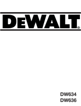 DeWalt DW636 Manual do usuário