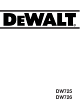 DeWalt DW725 T 3 Manual do proprietário