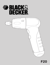 BLACK DECKER F20 Manual do proprietário