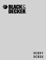 Black & Decker SC831 Manual do usuário