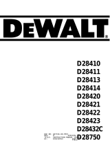DeWalt D28410 Manual do usuário