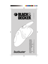 BLACK DECKER v 3603 dustbuster Manual do proprietário