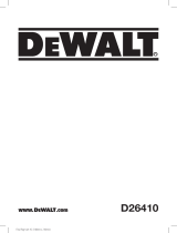 DeWalt D26410 Manual do usuário