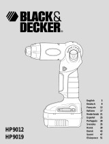 Black & Decker HP9019K Manual do usuário