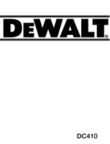 DeWalt DC410 T 1 Manual do proprietário