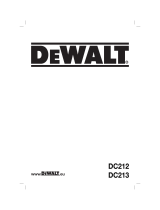 DeWalt DC212K Manual do proprietário