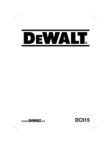 DeWalt DC515N T 1 Manual do proprietário