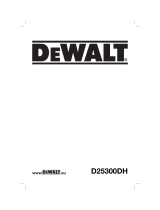 DeWalt D25300DH Manual do usuário