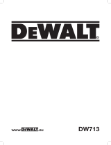 DeWalt DW713 Manual do usuário