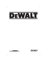 DeWalt DC927K T 1 Manual do proprietário