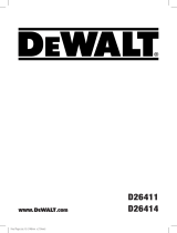DeWalt D26414 Manual do usuário