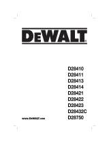 DeWalt D28411 Manual do usuário