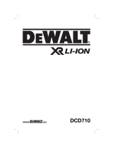 DeWalt DCD710 T 1 Manual do proprietário