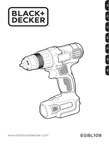 Black & Decker EGBL108 Manual do usuário