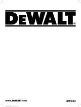 DeWalt DW733 Manual do usuário