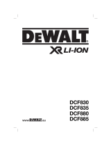 DeWalt DCF835C2 Manual do proprietário