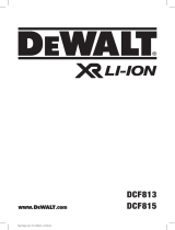 DeWalt DCF815 Manual do usuário