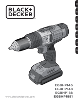 Black & Decker EGBHP188 Manual do usuário
