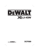 DeWalt DCF889 T 1 Manual do proprietário