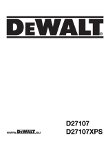 DeWalt D27107XPS T 2 Manual do proprietário