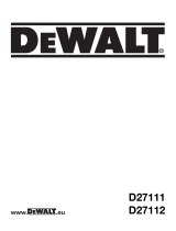 DeWalt D27112 T 2 Manual do proprietário