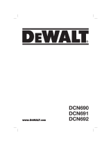 DeWalt DCN629 Manual do proprietário