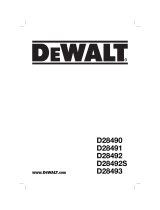 DeWalt D28493 Manual do usuário