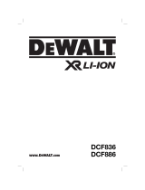 DeWalt DCF836 Manual do usuário