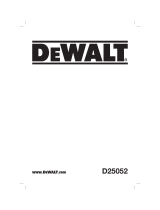 DeWalt D25052K Manual do usuário