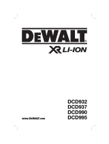 DeWalt DCD937 Manual do usuário