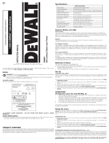 DeWalt DW0851 Manual do usuário