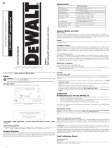 DeWalt DW0811 Manual do usuário