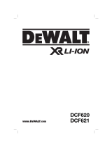 DeWalt DCF621 Manual do proprietário