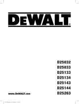 DeWalt D25263 Manual do proprietário