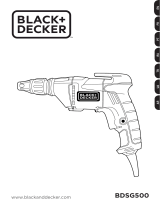 Black & Decker BDSG500 Linea PRO Manual do usuário