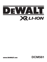 DeWalt DCM561P1 Manual do proprietário