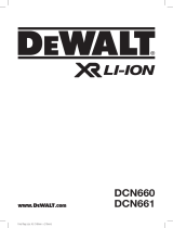 DeWalt DCN660 Manual do proprietário