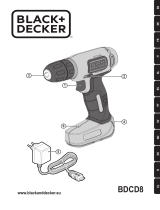 Black & Decker BDCD8 Manual do usuário