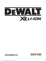 DeWalt DCV100 Manual do usuário