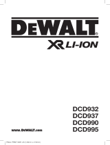 DeWalt DCD990 Manual do usuário