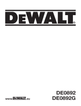 DeWalt DE0892G Manual do usuário