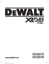 DeWalt DCS576 Manual do proprietário