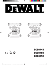 DeWalt DCE074R Manual do usuário