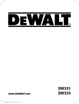 DeWalt DW333 Manual do usuário