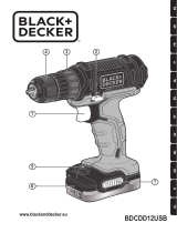 Black & Decker BDCDD12USB Manual do usuário