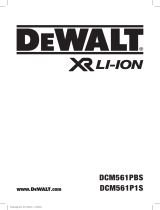 DeWalt DCM561P1 Manual do usuário