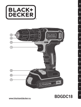 Black & Decker BDGDC18 Manual do usuário