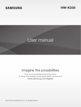 Samsung HW-K335 Manual do usuário