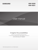 Samsung HW-K560 Manual do usuário