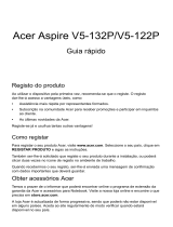 Acer Aspire V5-132P Guia rápido